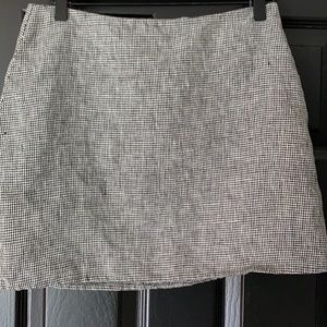 Reformation Linen Mini Skirt
